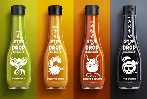 Branding And Packaging Design For Hot Sauces Logodesign
