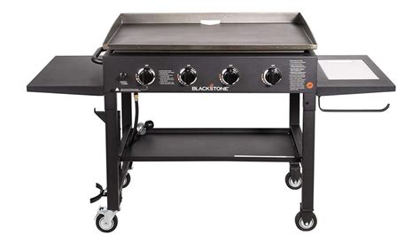 36 Inch Outdoor Flat Top Gas Grill Griddle Station 4 Burner Propane