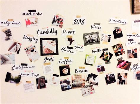 How To Create A Vision Board For The New Year 2018 Candidly Yadi