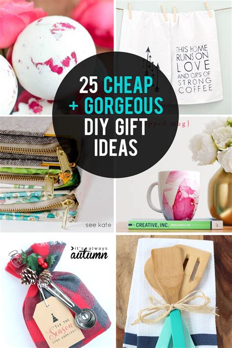 Picks include jewelry, home decor, and beauty. Birthday Gifts : These DIY gifts ideas are cheap AND ...