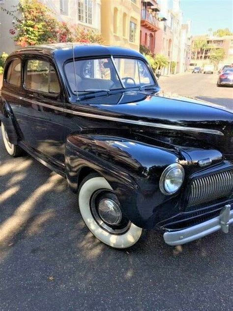 Vintage car ad © see company, brand or magazine in title. 1942 Ford Super Deluxe Tudor Sedan. Pre-war Rare ...