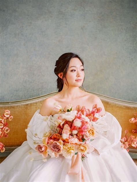 Modern Meets Colorful Korean Traditional Wedding Inspiration Wedding