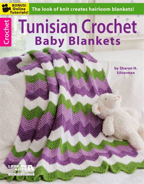 Book Review Tunisian Crochet Baby Blankets By Sharon H Silverman