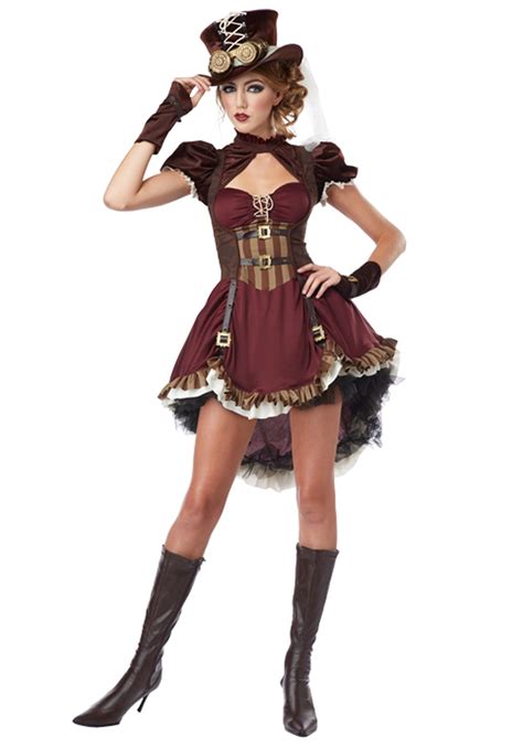 Plus Size Steampunk Lady Costume 1x 2x 3x