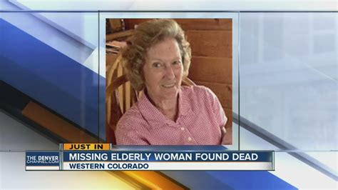 missing elderly woman found dead youtube