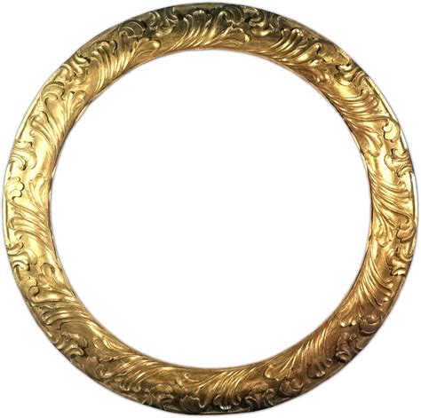 Gold Circle No Mat Gold Picture Frames Round Picture Frames Gold