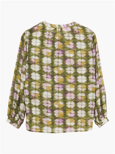 White Stuff Phoebe Abstract Shirt Greenmulti At John Lewis And Partners