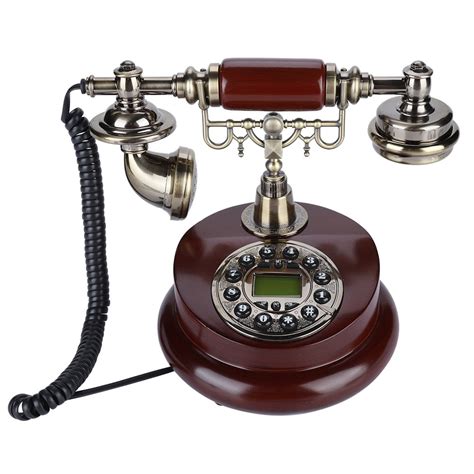 Buy Haofy Landline Phone Retro Telephone Line Powered Antique Desk