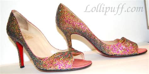 Completed Diy Strassed Christian Louboutin Heels Lollipuff