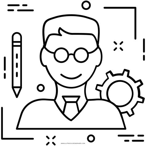 Engineer Coloring Page