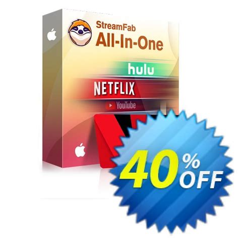 OFF StreamFab All In One For MAC Coupon Code Apr IVoicesoft