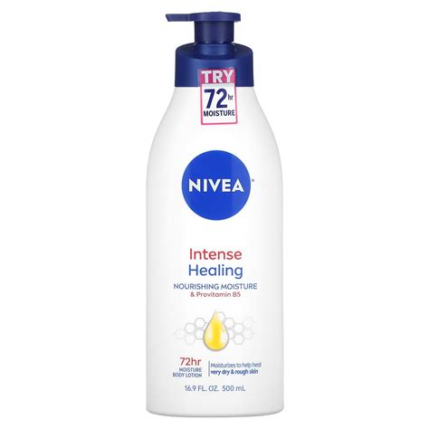 Nivea Intense Healing Moisture Body Lotion Very Dry And Rough Skin 16 9 Fl Oz 500 Ml