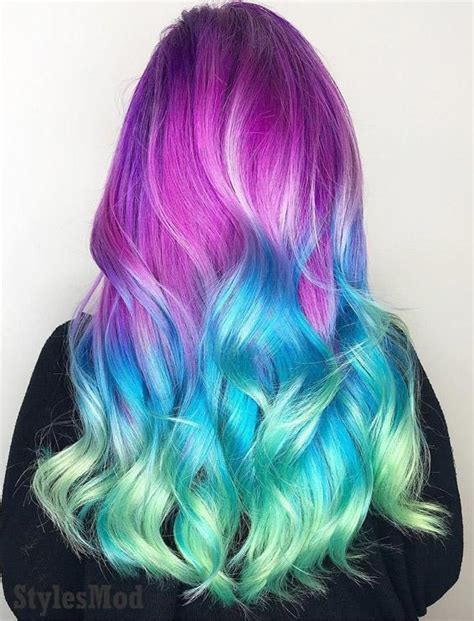 Adorable Unicorn Hair Color Ideas For Girls And Ladies