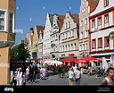 Fußgängerzone, Altstadt, Ingolstadt an der Donau, Bayern, Deutschland ...