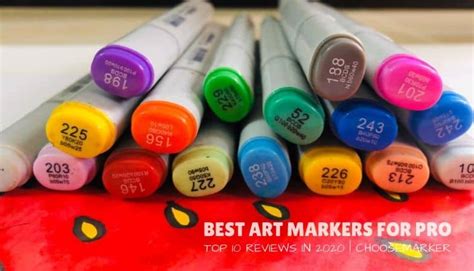 The Best Art Markers For Professionals Reviews In 2020 Choose Marker