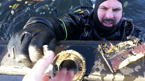 Scuba Diving For Gold Underwater River Treasure Hunting River
