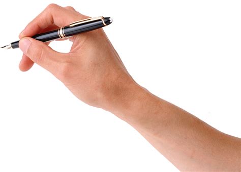 Pen In Hand Png Image Transparent Image Download Size 1388x989px