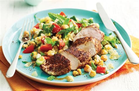 Grilled Chicken With Fresh Summer Salad Healthy Food Guide