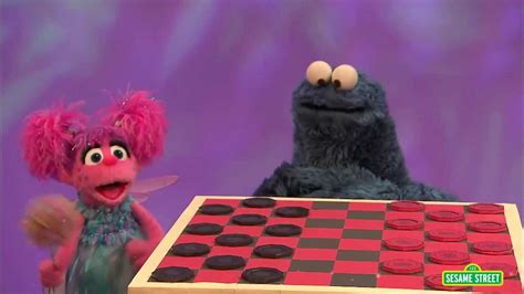 Sesame Street Cookie Monster Plays Eats Checkers Youtube