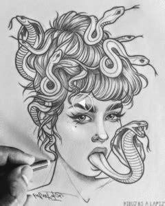 Dibujos De Medusa F Ciles Y A Lapiz