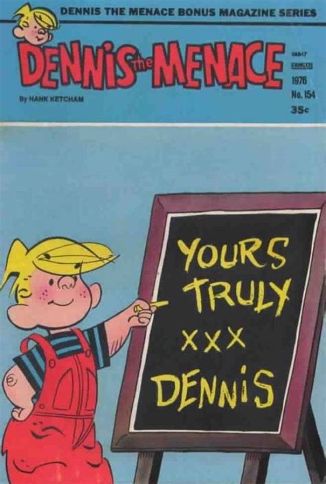 Dennis The Menace Bonus Magazine Series 154 Yours Truly