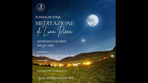 Meditazione Della Luna Piena YouTube