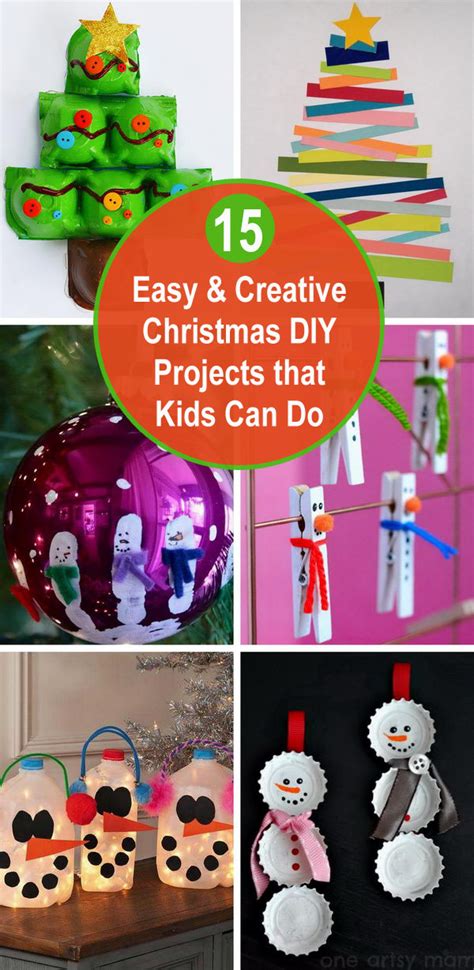 Easy And Creative Christmas Diy Projects That Kids Can Do