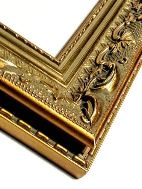 Victorian Gold Picture Frame Antique Finish Solid Wood 3x55x78x10