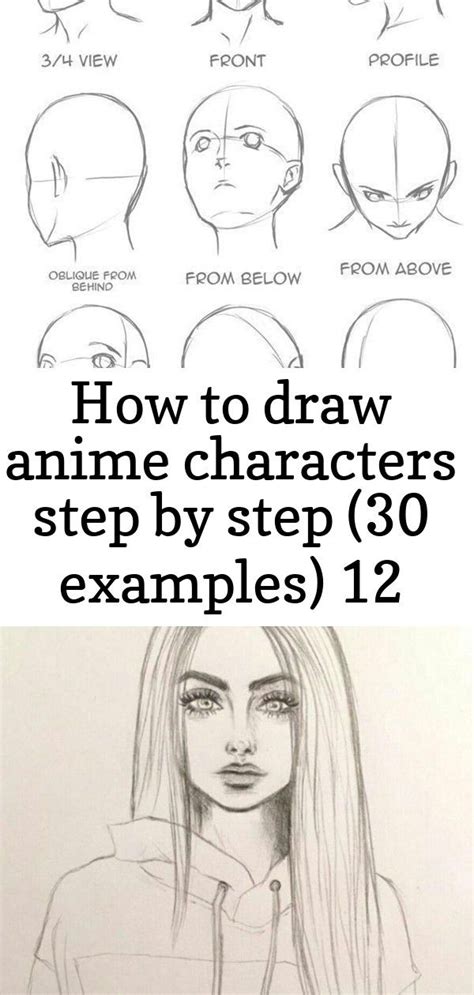 How To Draw Anime Characters Step By Step 30 Examples 12 Anime