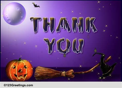 Halloween Thanks Free Thank You Ecards Greeting Cards 123 Greetings