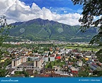 A Marvelous Panoramic View of the City of Bellinzona, Monte Carasso and ...