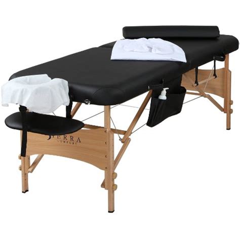 Sierra Comfort All Inclusive Portable Massage Table With New Accessory Package Black Find