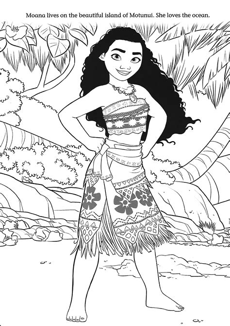 Moana Coloring Page Disney Coloring Pages Moana Coloring Coloring Pages