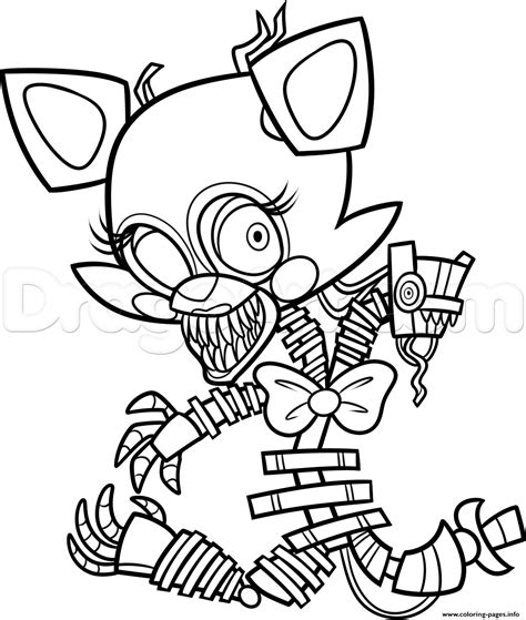 Freddy S At Five Nights 2 Fnaf Coloring Pages Printable