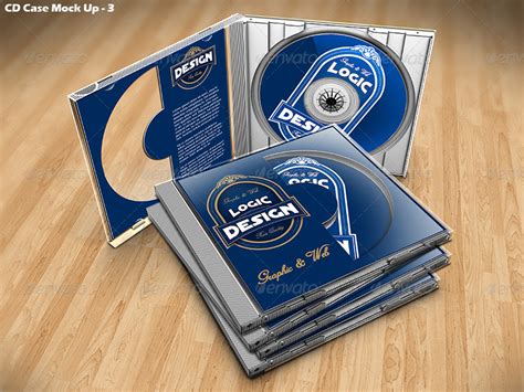 This scene generator features a beautifully detailed and editable cd cover and. CD Case Mock Up by Logic_Design | GraphicRiver