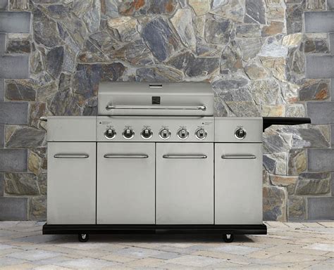 Kenmore 6 Burner Stainless Steel Front Gas Grill With Storage Limited