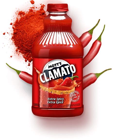 Extra Spicy Motts Clamato Caesar