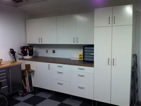 Planning And Ideascool White Garage Cabinets Plans Idea How To Build