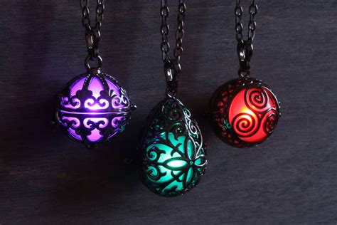 3 Glowing Amulet By Catherinetterings On