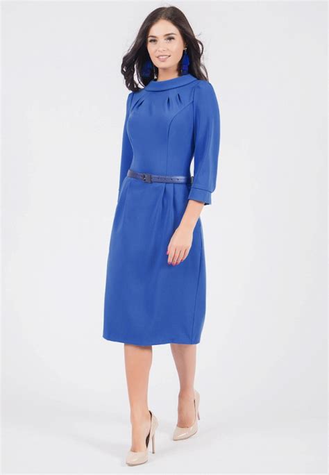 Платье Grey Cat Renata цвет синий Mp002xw1gmjx — купить в интернет магазине Lamoda
