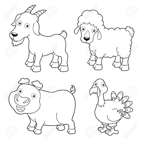 Kids Coloring Pages Farm Animals At Free Printable Colorings Pages To Print