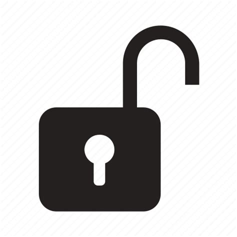 Open Password Security System Unlock Icon Download On Iconfinder