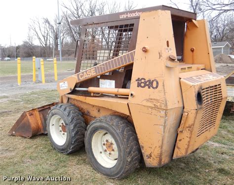 1992 Case 1840 Skid Steer In Kansas City Ks Item De0037 Sold