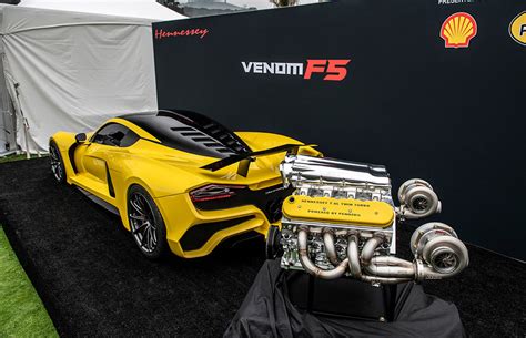 Hennessey Unveils Venom F5 Engine Details At The Quail A Motorsports