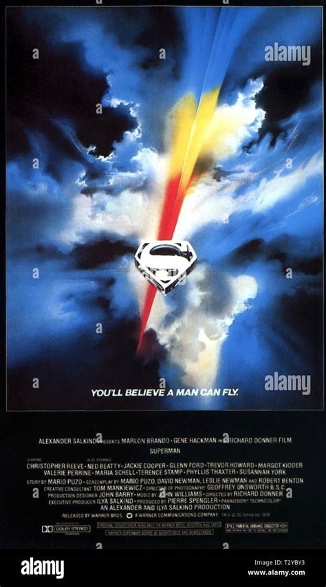 Superman 1978 Film Poster Hi Res Stock Photography And Images Alamy