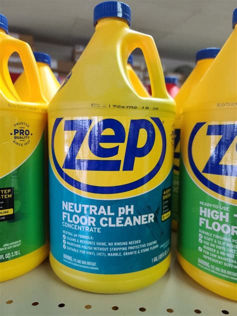 Zep Neutral Floor Cleaner Concentrate States Rental Service Inc
