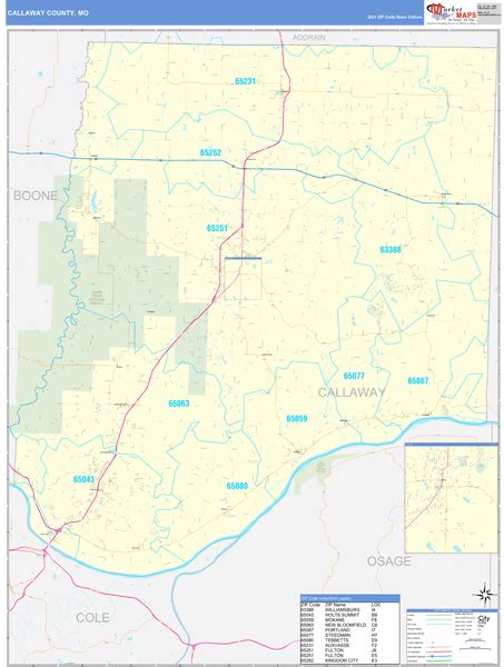Maps Of Callaway County Missouri Marketmaps Com