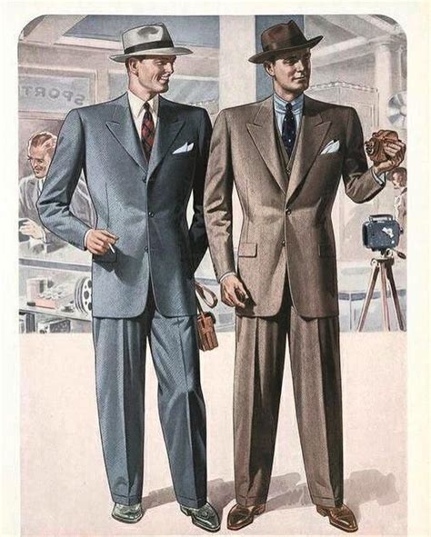 Pressedandcollared Mens Suits 1940s Mens Suits Mens Suits
