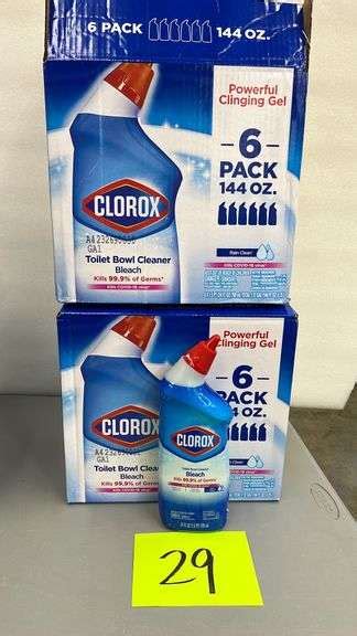 Bottles Of Clorox Toilet Bowl Cleaner Earl S Auction Company