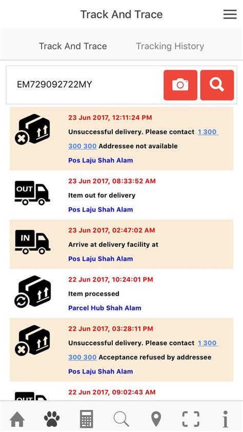 No Telefon Pos Laju Transit Office Klia Hub